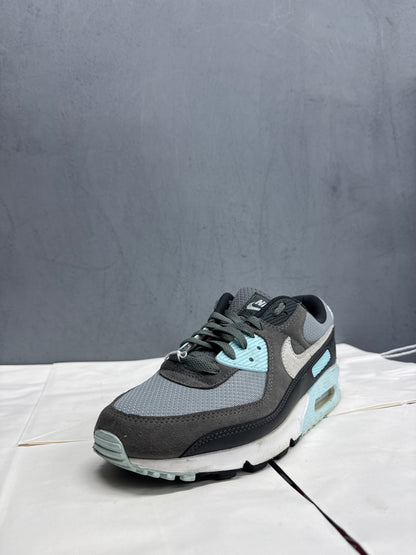 Used Air Max 90 Light Pumice Smoke Grey US Men's 9 - Women's 10.5