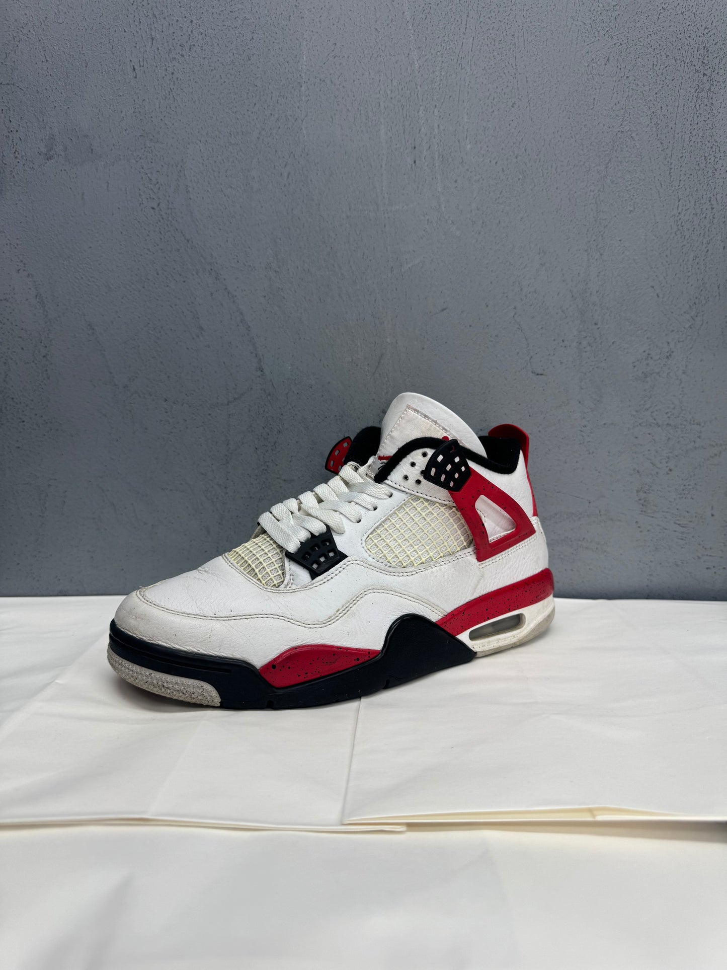 Used Jordan 4 Retro Red Cement Mens US Men's 8 - Women's 9.5