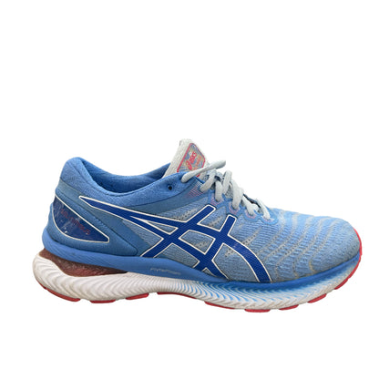 Used Womens GEL- Nimbus 22  Blue Red 11