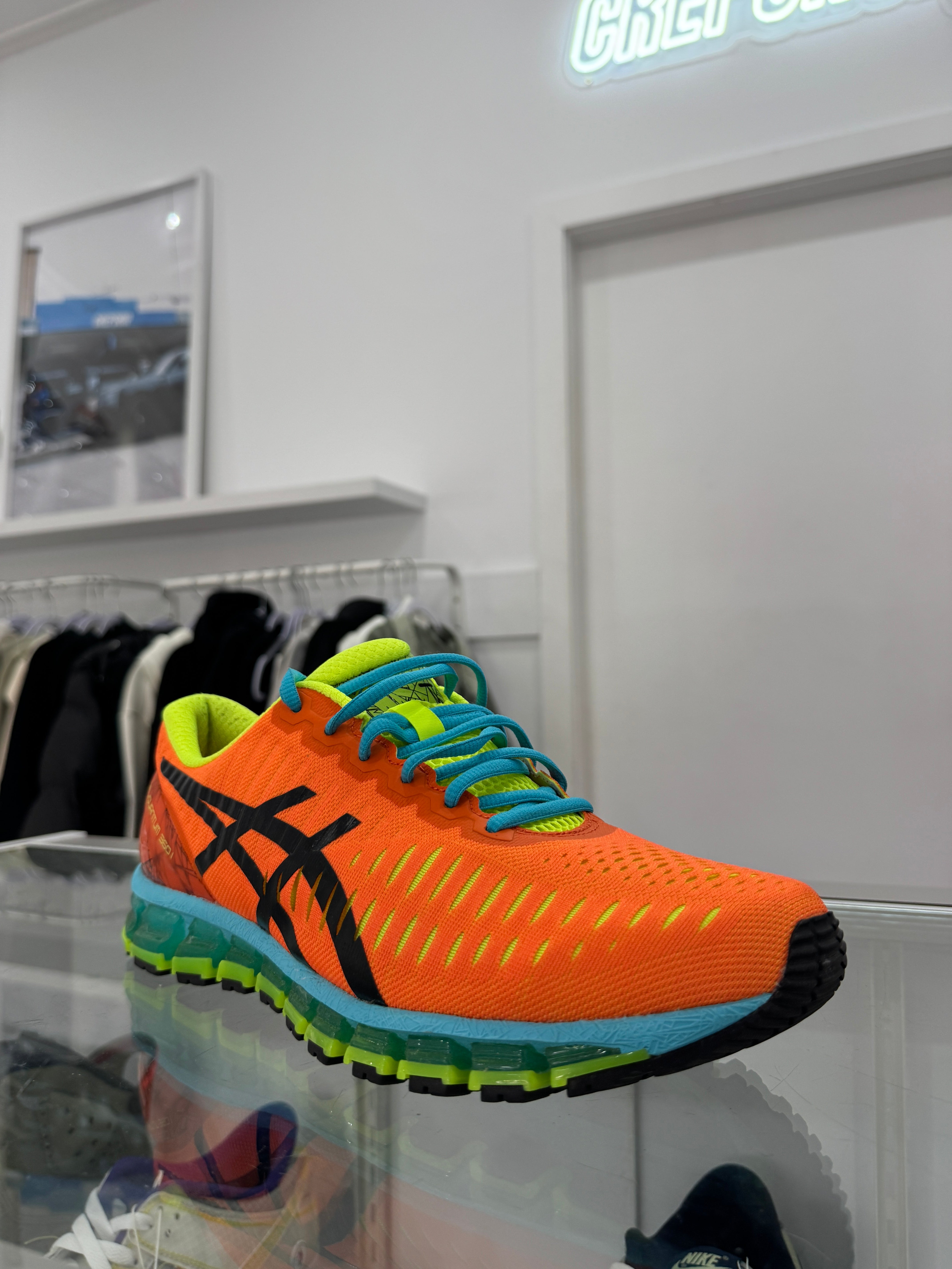 Used ASICS Gel-Quantum 360 Habenero Aquarium