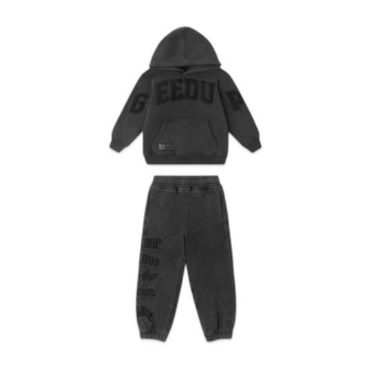 Geedup Team Logo 'Grey/Black' Tracksuit KIDS