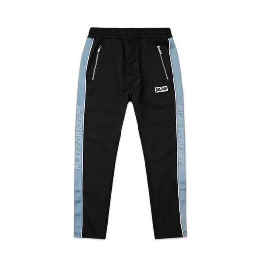 Geedup PFK Trackpants 'Black/Blue'