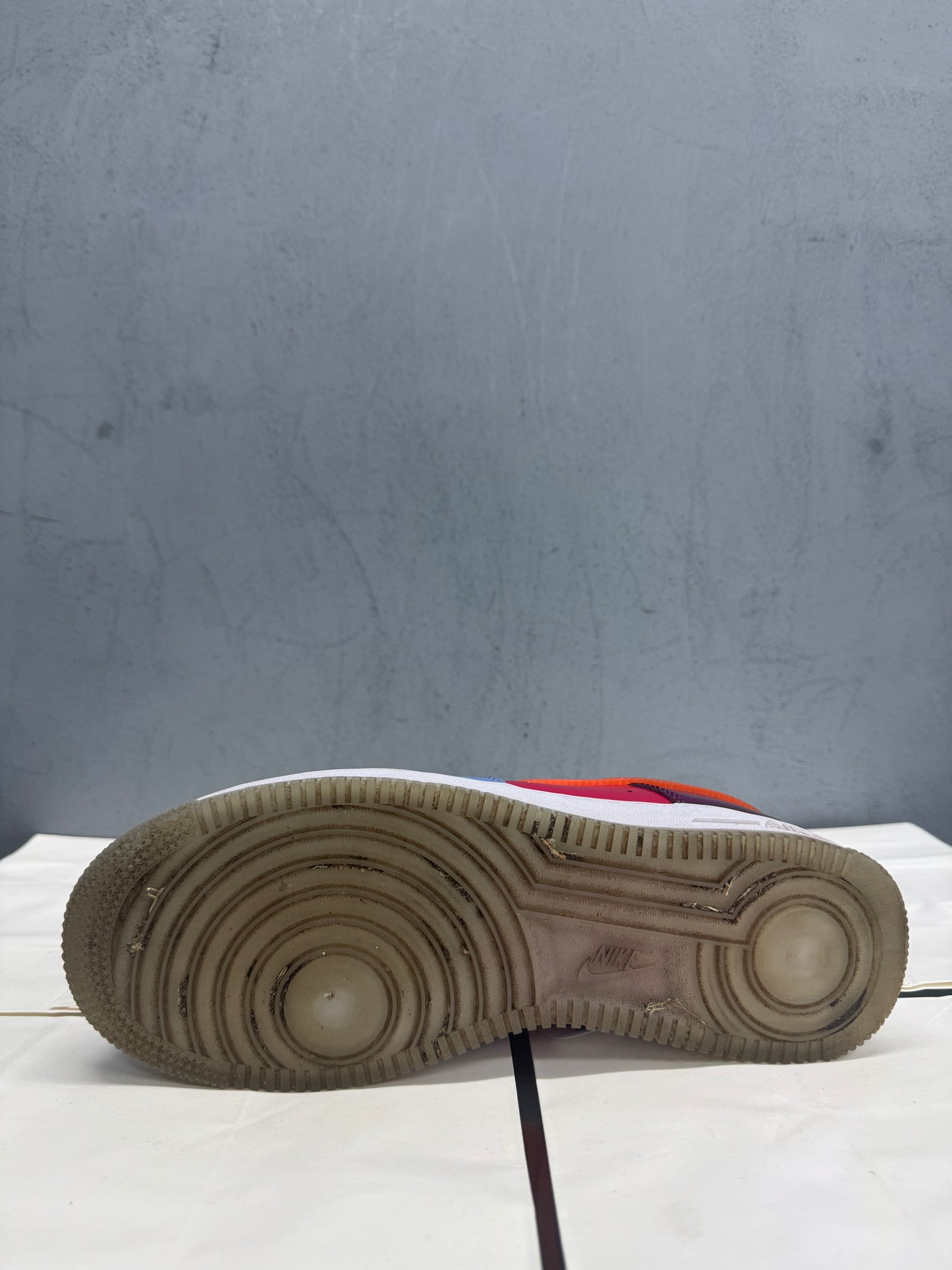 Used Air Force 1 Low SP Undefeated Multi-Patent Total Orange US Men's 8.5 - Women's 10