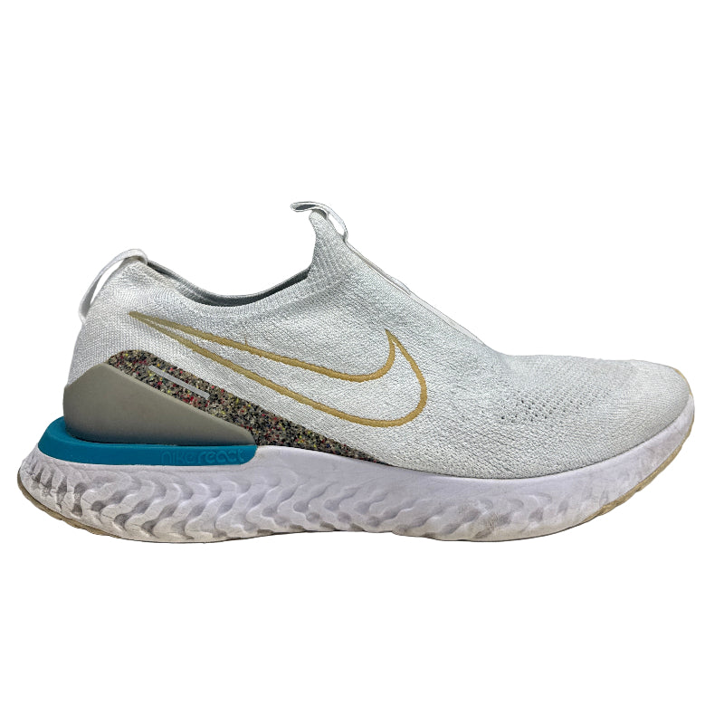 Used Phantom React FK1 White Blue US Men's 12 - Women's 13.5