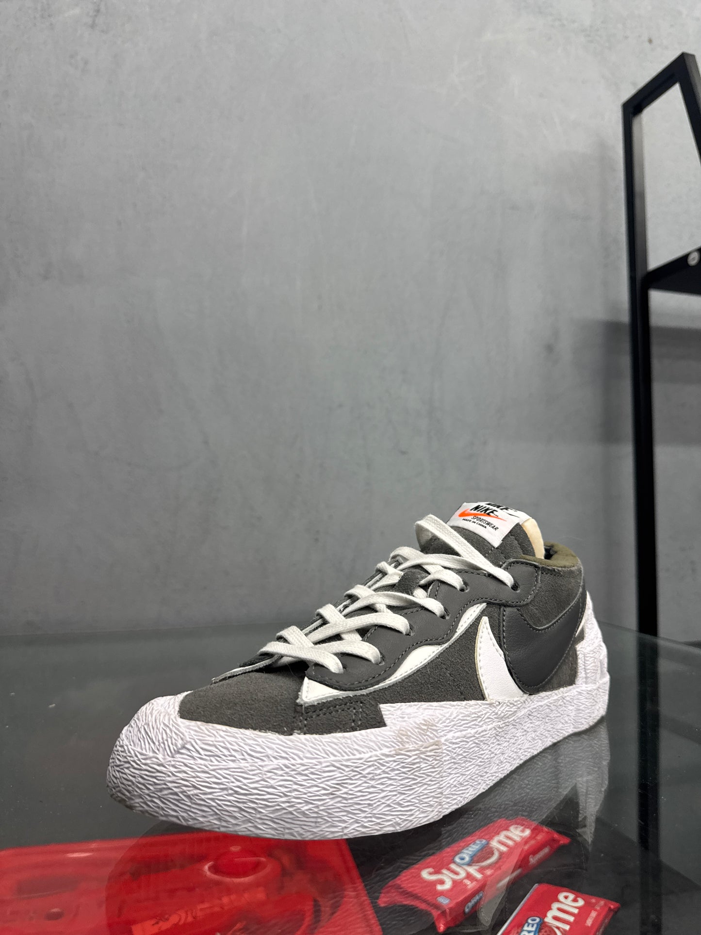 Used Nike x Blazer Low Iron Grey 45664