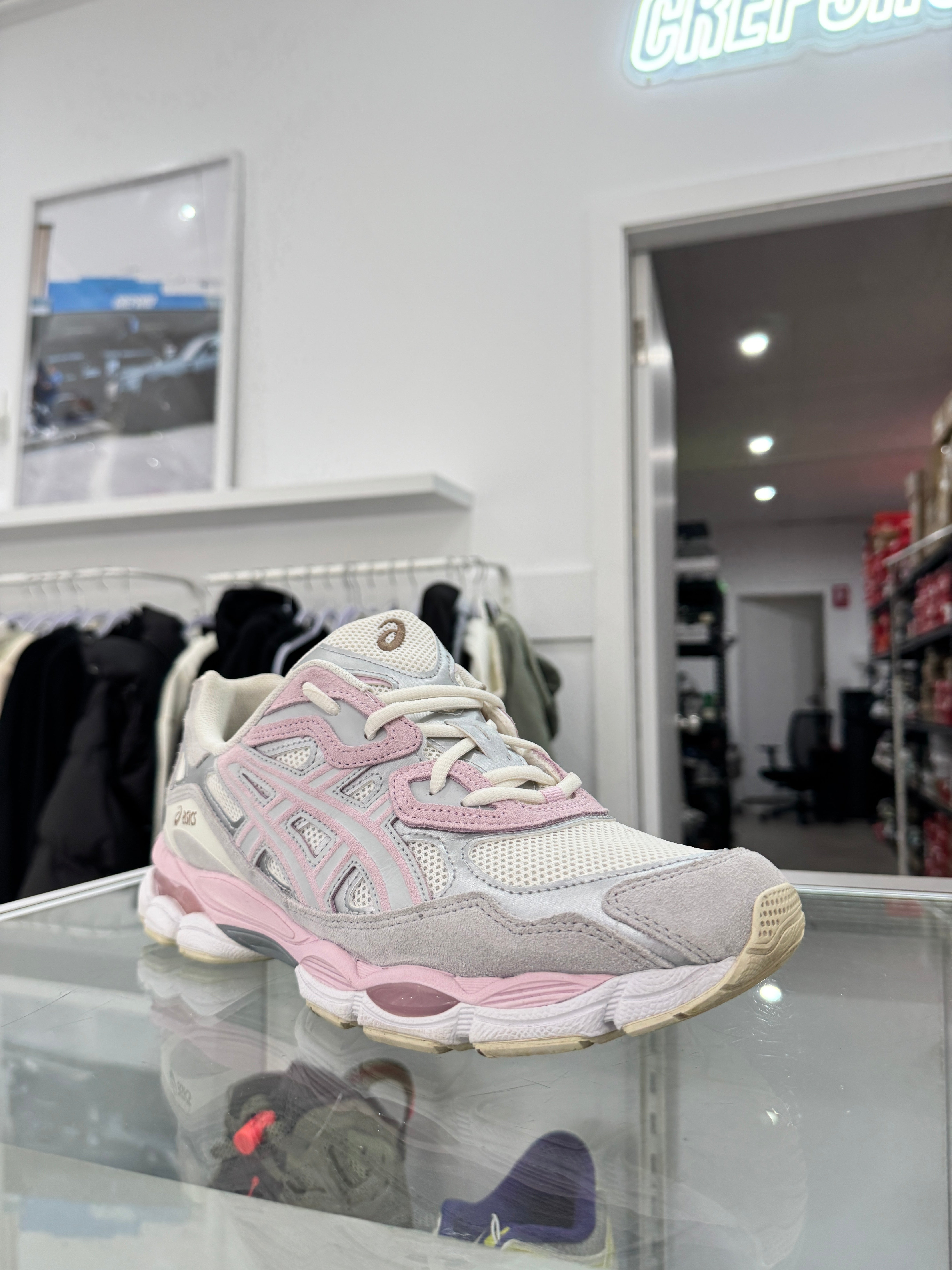 Used Mens ASICS GEL NYC Concrete Barely Rose