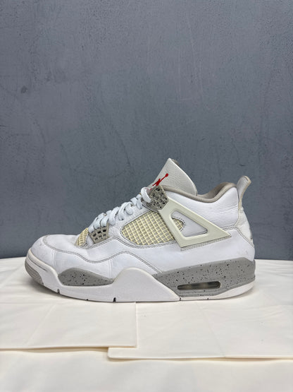 Used Air Jordan 4 Retro White Oreo Multiple Sizes