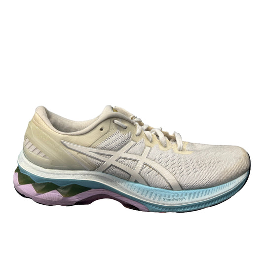 Used GEL-Kayano 27 White Purple Blue Women's