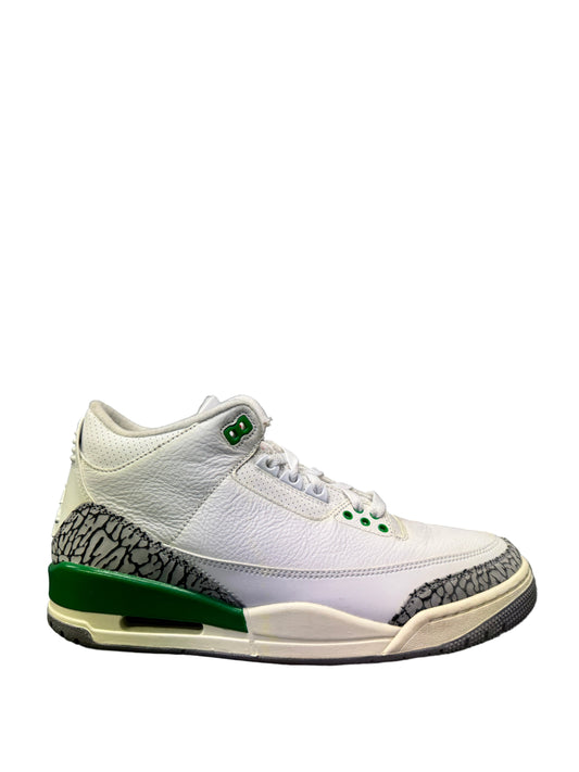 Used Jordan 3 Retro Lucky Green Women's US Women's 10 - Men's 8.5