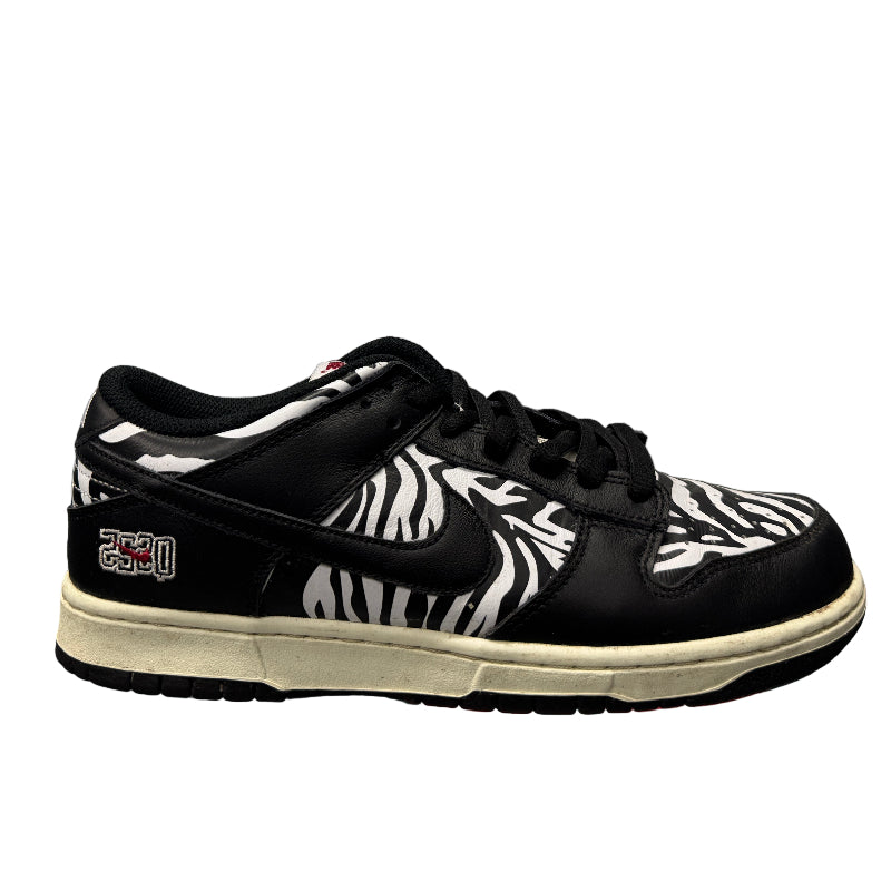 Used SB Dunk Low Quartersnacks Zebra