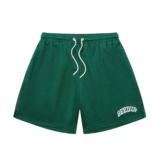 Geedup HS/PFK Monogram Swim Shorts 'Forest Green/White'