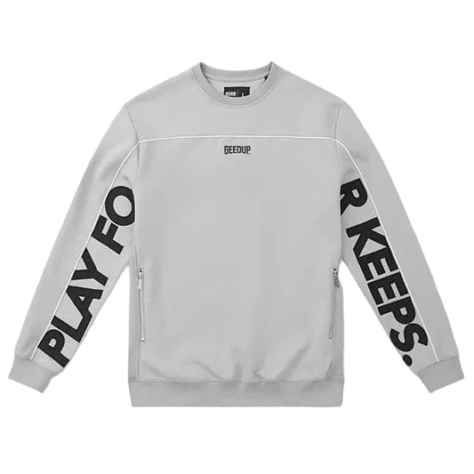 Geedup Play For Keeps Crewneck 'Grey/Black'