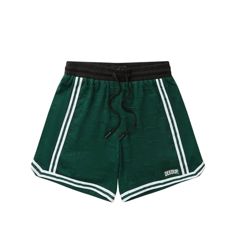 Geedup Emboss Shorts 'Forest Green'