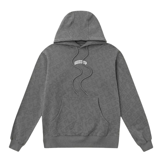 Geedup Micro Team Logo Hoodie 'Grey'
