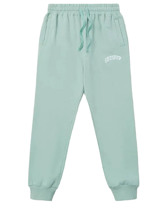 Geedup Micro Team Logo Sweatpants 'Pistachio'