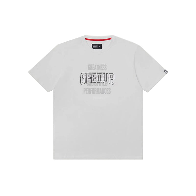 Geedup Greatness Demands Undisputed Performances T Shirts 'White'