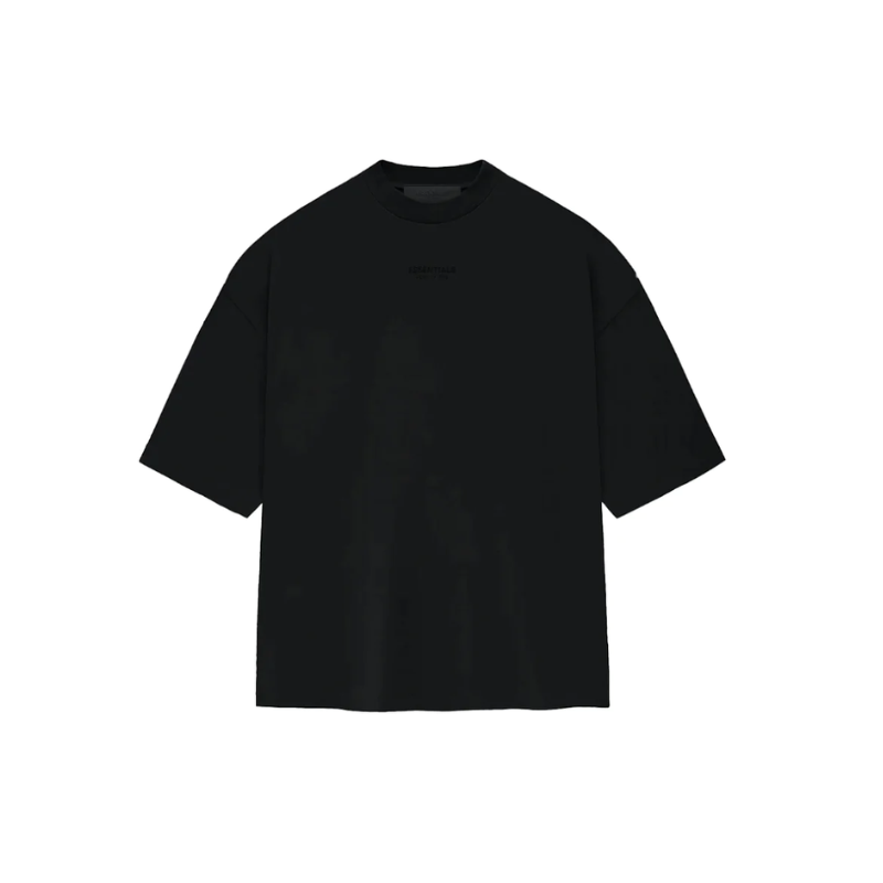 Essentials Small Logo Tee Jet Black