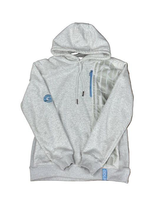 Used Front Pocket Zip Hoodie White Blue Multiple Sizes