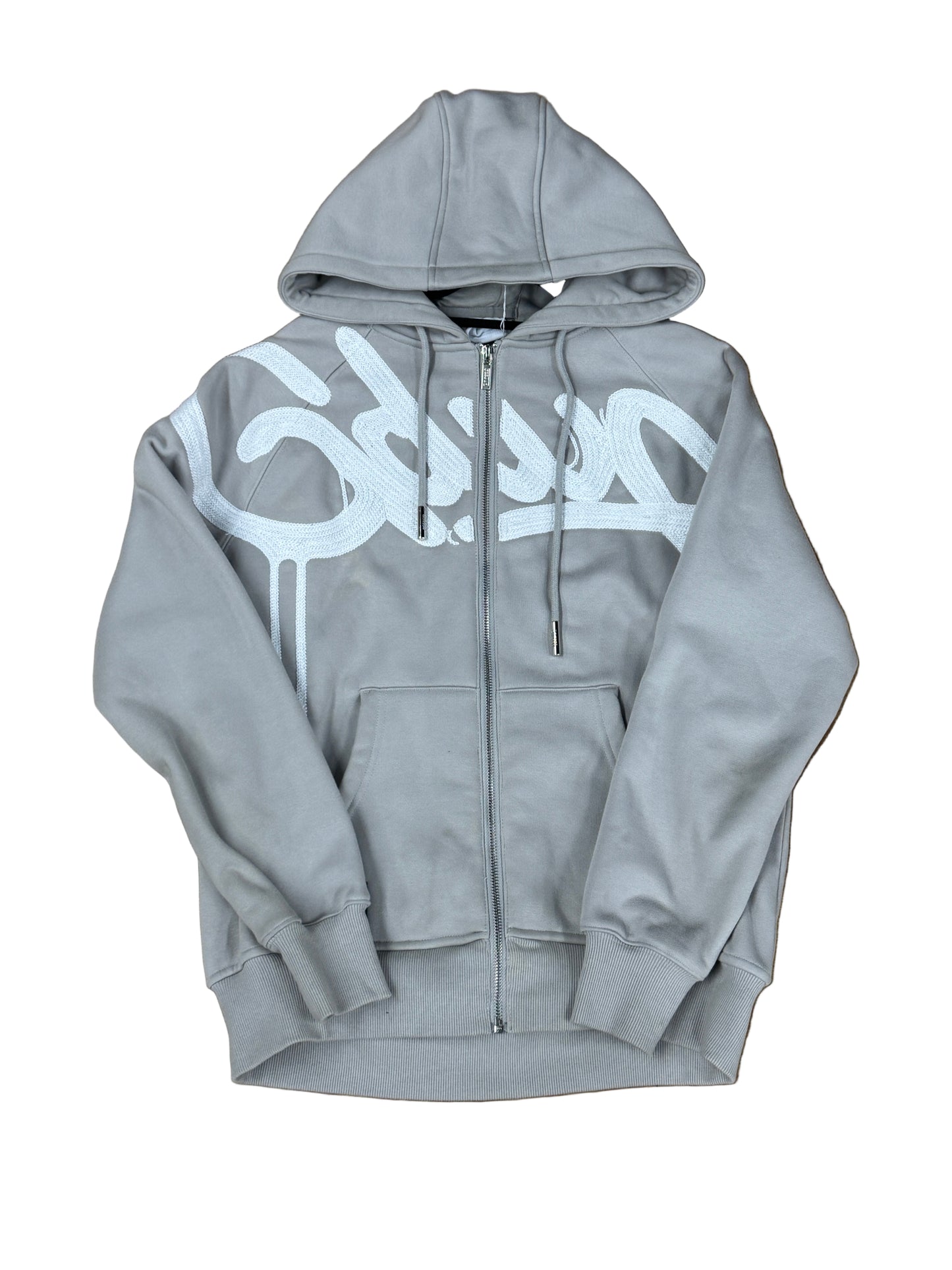 Used Handstyle Full Zip Grey White S