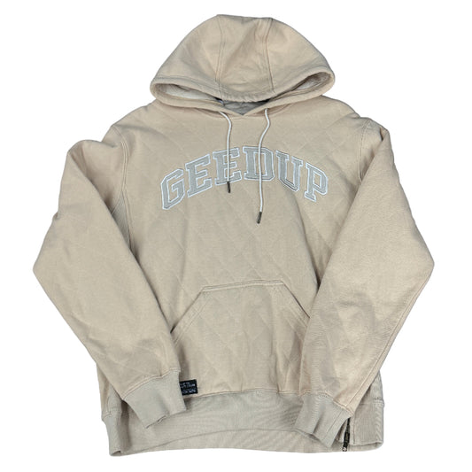 Used Quilt Hoodie Cream White L