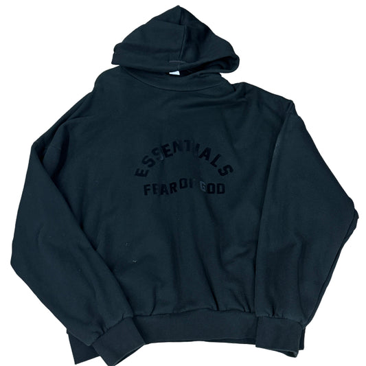 Used Essentials Hoodie Jet Black 2XL
