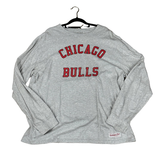 Used Chicago Bulls Longsleeve Grey Red XL
