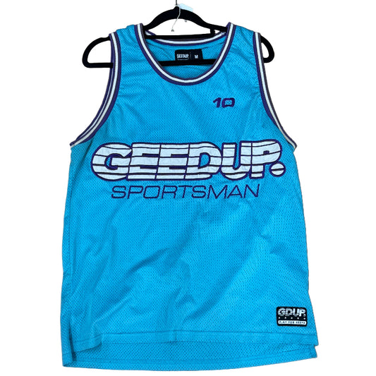 Used Sportsman Singlet Teal Purple