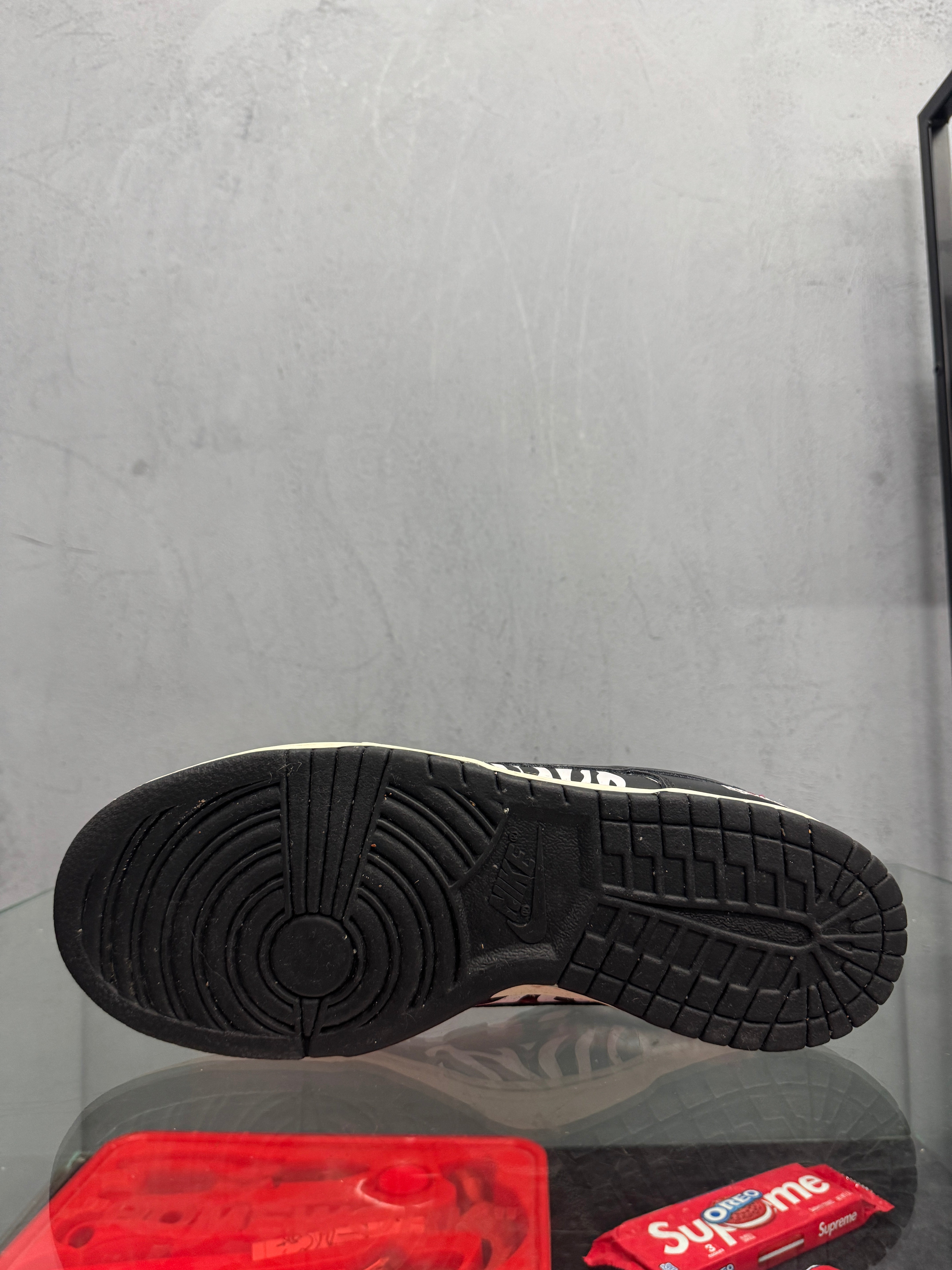 Used SB Dunk Low Quartersnacks Zebra