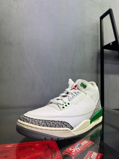 Used Jordan 3 Retro Lucky Green Women's US Women's 10 - Men's 8.5