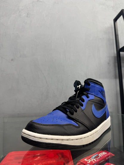 Used Jordan 1 Mid Hyper Royal Multiple Sizes