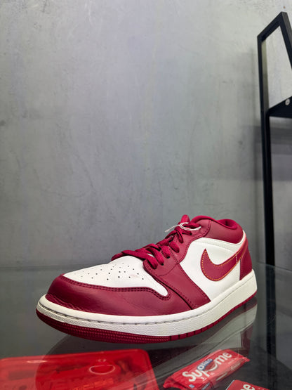 Used Jordan 1 Low Cardinal Red US Men's 11 - Women's 12.5