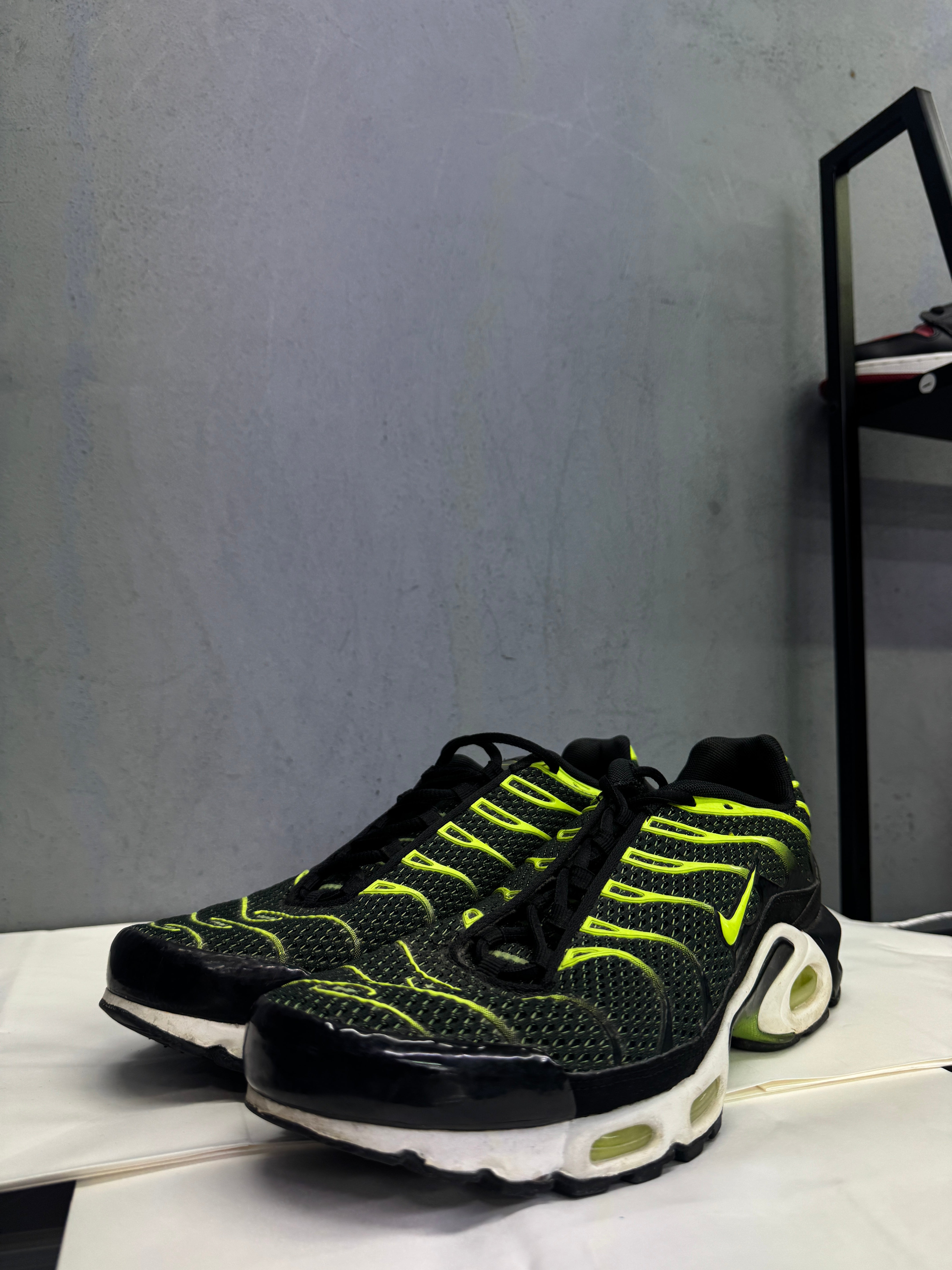 Used Nike Air Max Plus TN 'Black Volt Green'