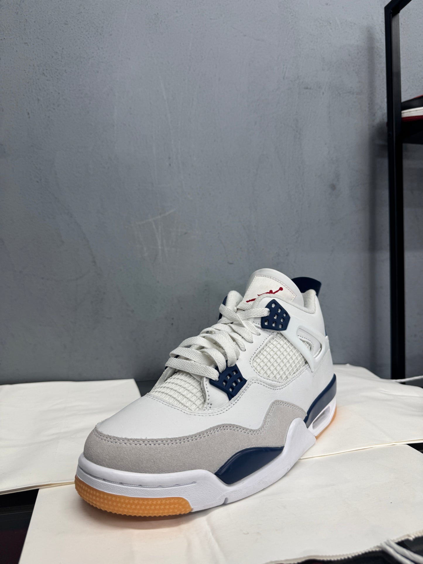 Used SB x Air Jordan 4 Retro SP Navy US Men's 8 - Women's 9.5