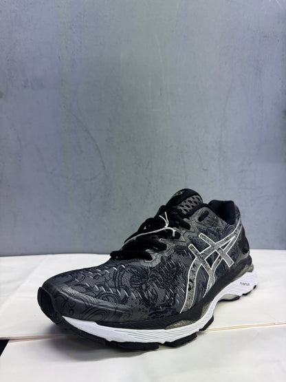 Used GEL-Kayano 23 Black Silver US Men's 8.5 - Women's 10