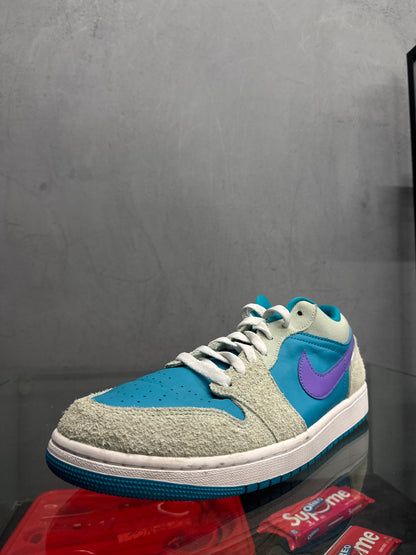 Used Air Jordan 1 Low Somos Eternos us-mens-13-womens-14-5