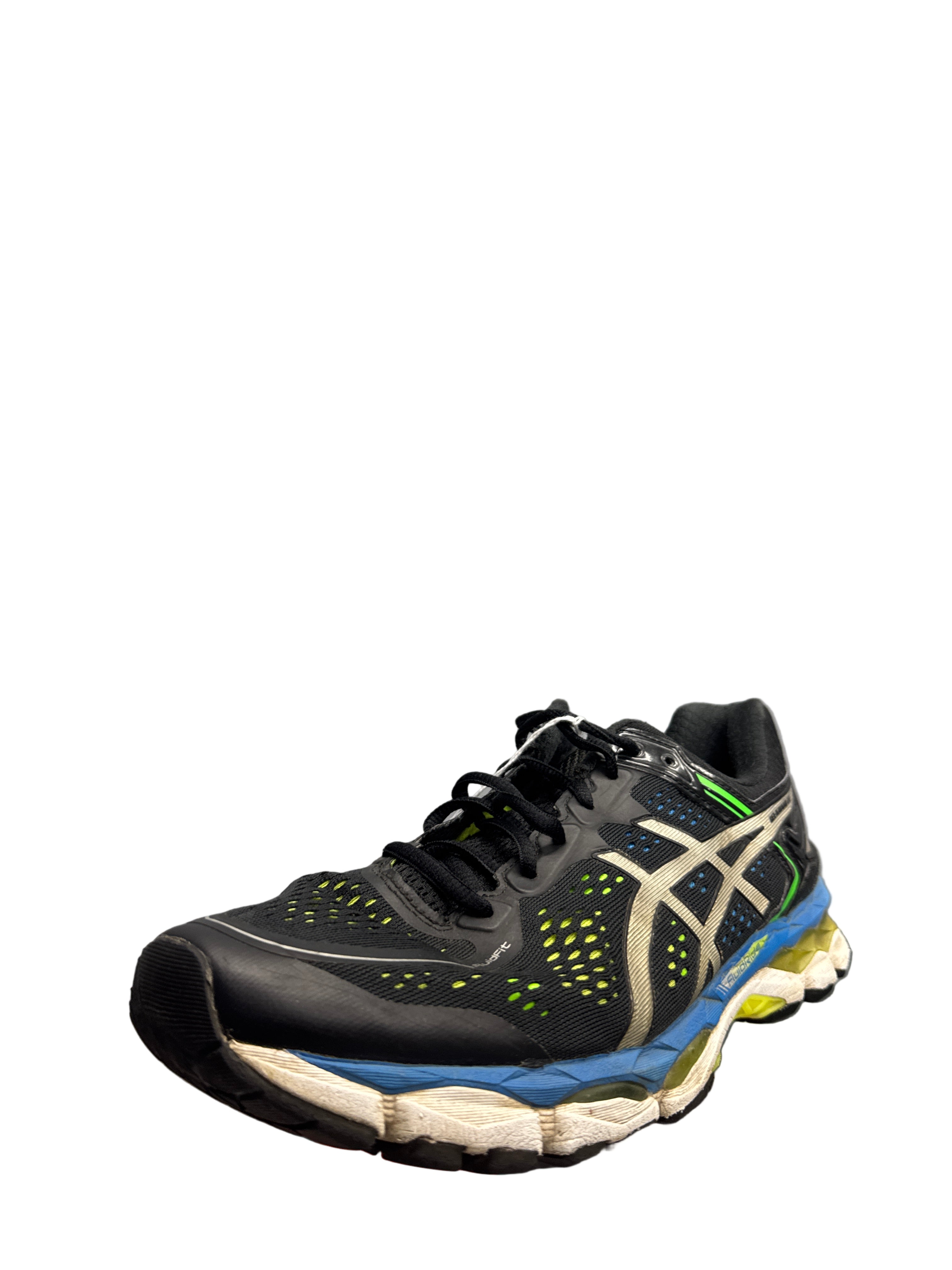 Used GEL-Kayano 22 Black Blue Green