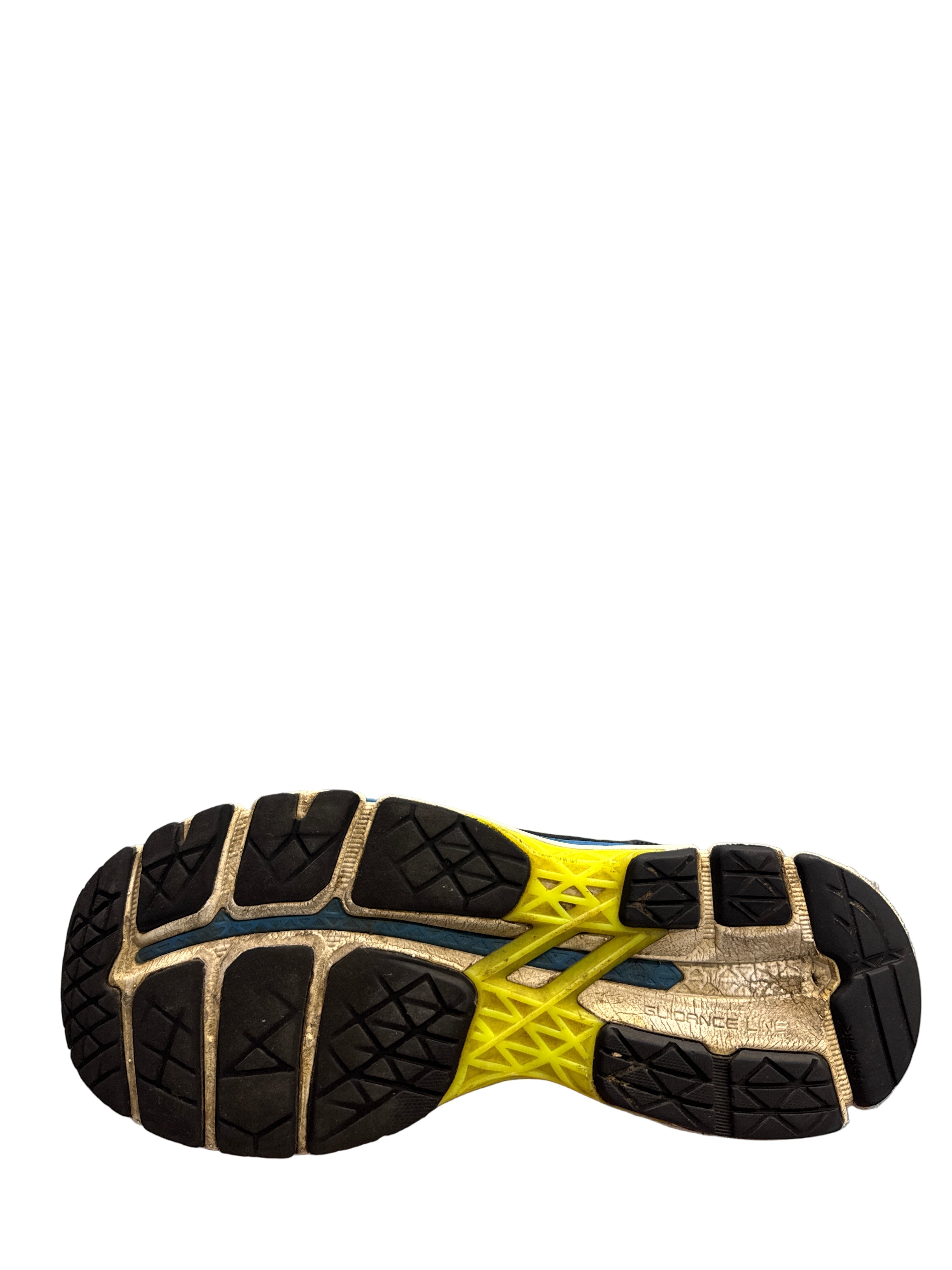 Used GEL-Kayano 22 Black Blue Green
