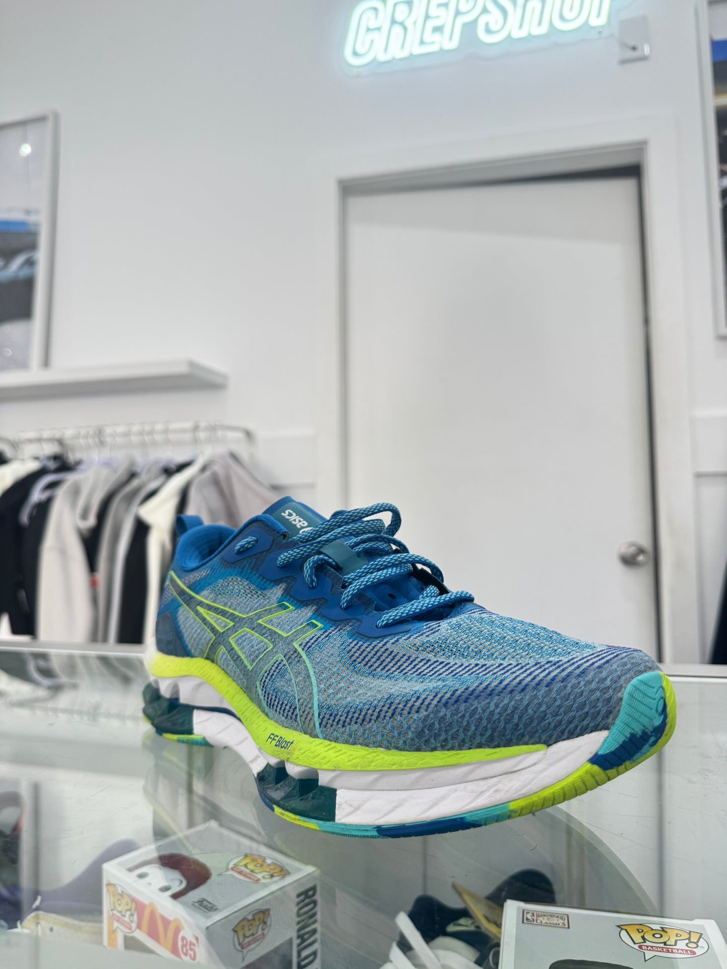 Used GEL-Kinsei Blast Blue Flash Yellow US Men's 10 - Women's 11.5