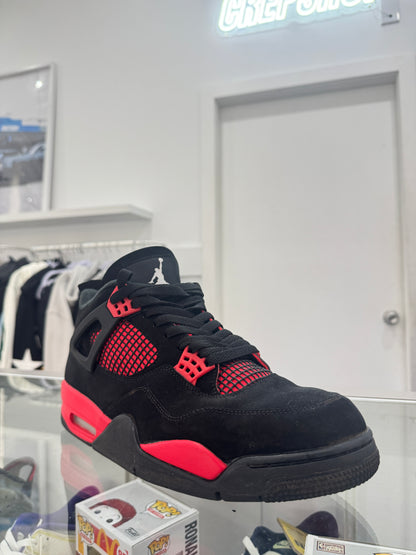 Used Jordan 4 Red Thunder US Men's 12 - Women's 13.5