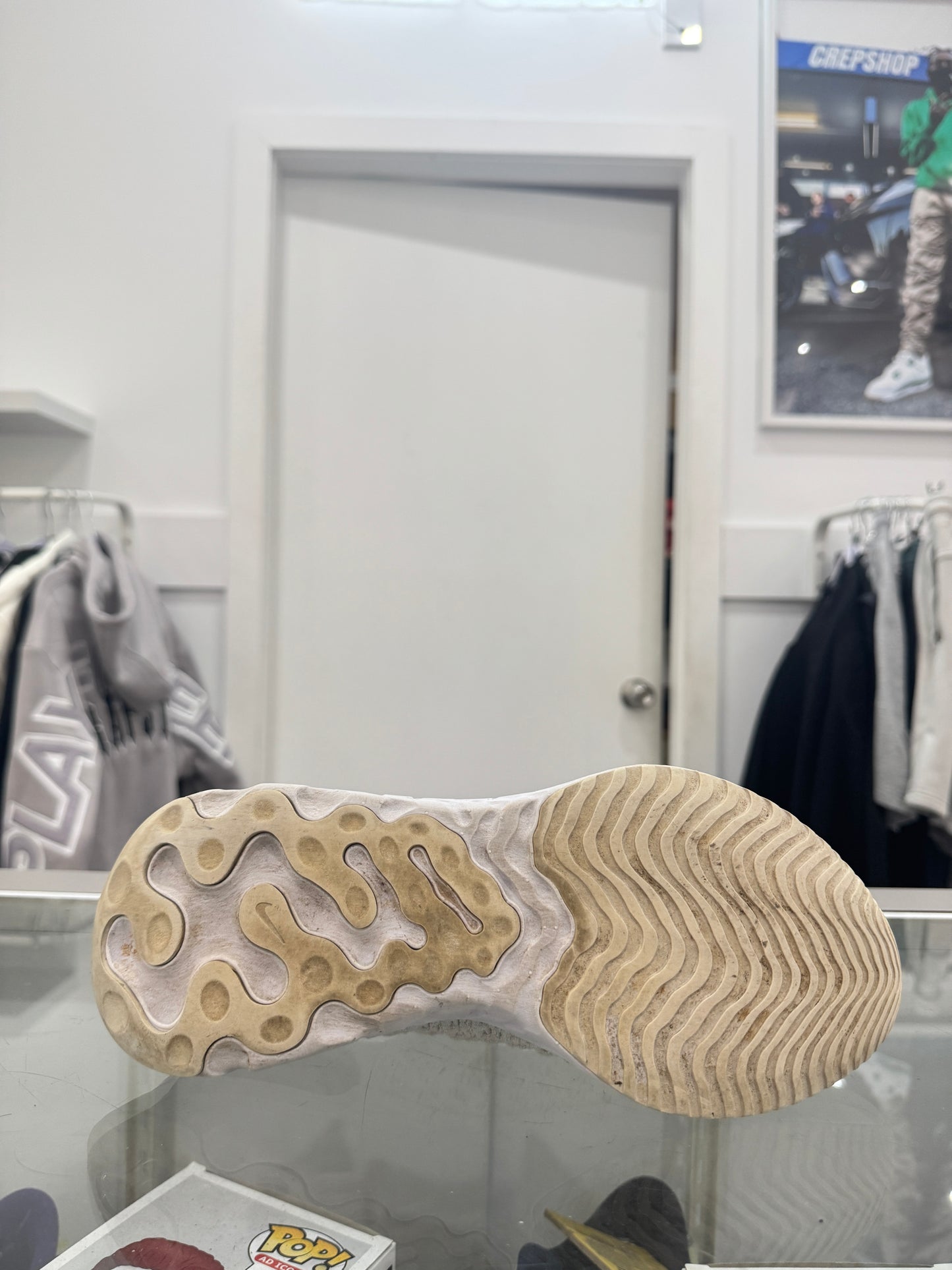 Used React Phantom Run Flyknit 2 White Pure Platinum Women's US Women's 8.5 - Men's 7