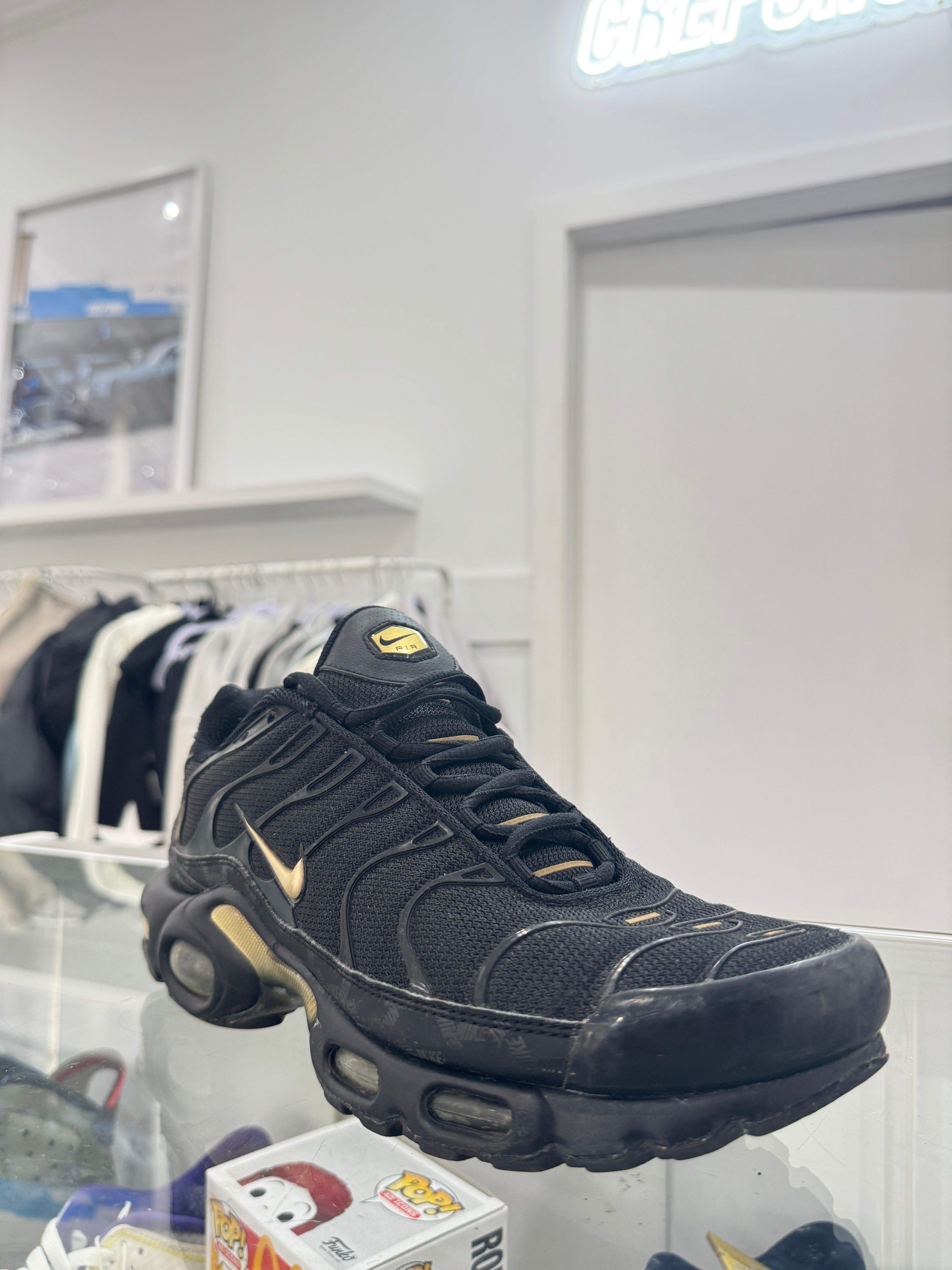 Used Nike Air Max Plus TN 'Black Metallic Gold'