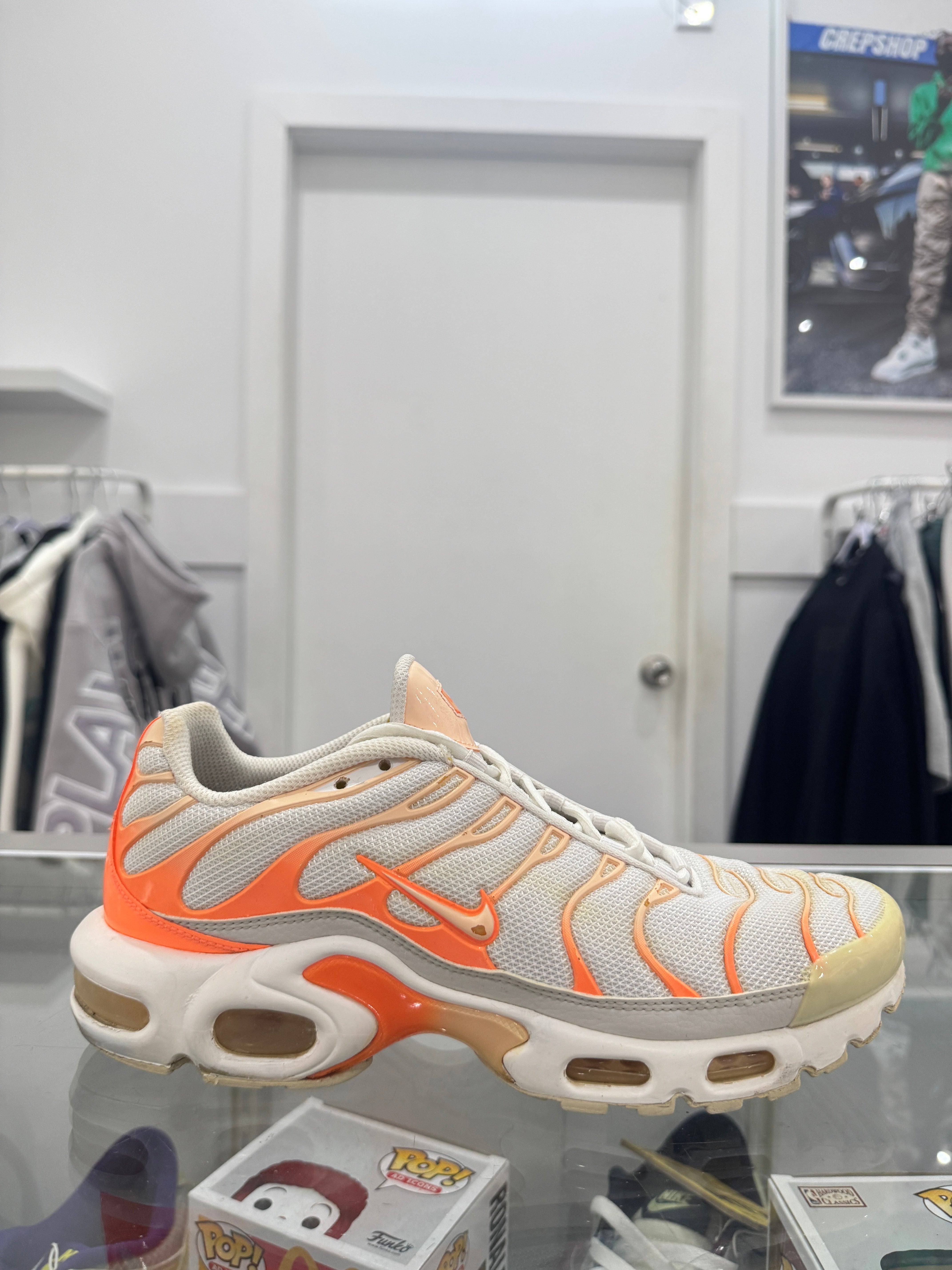 Used Nike Air Max Plus TN 'White Atomic Orange'