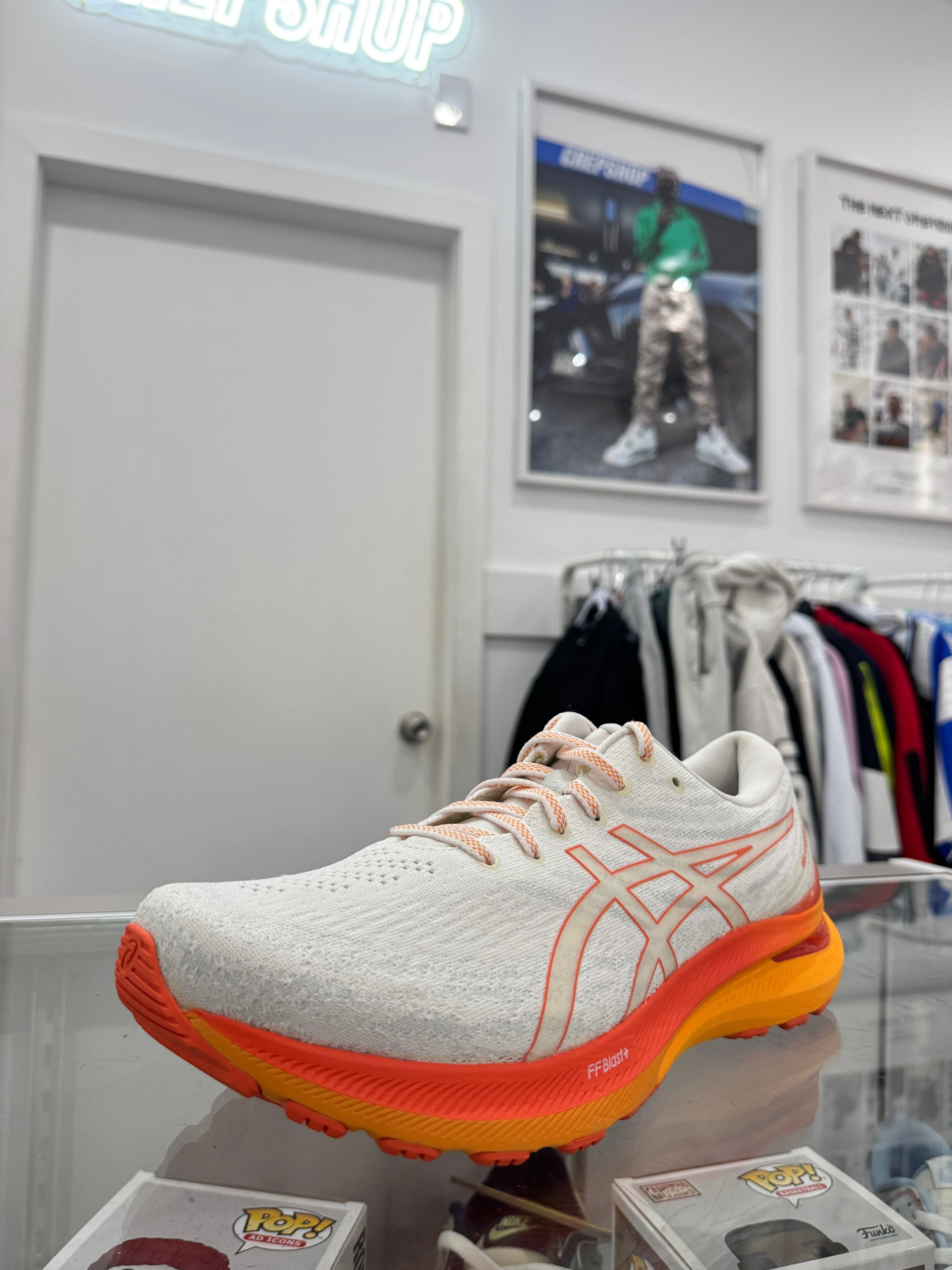 Used GEL-Kayano 29 White Orange