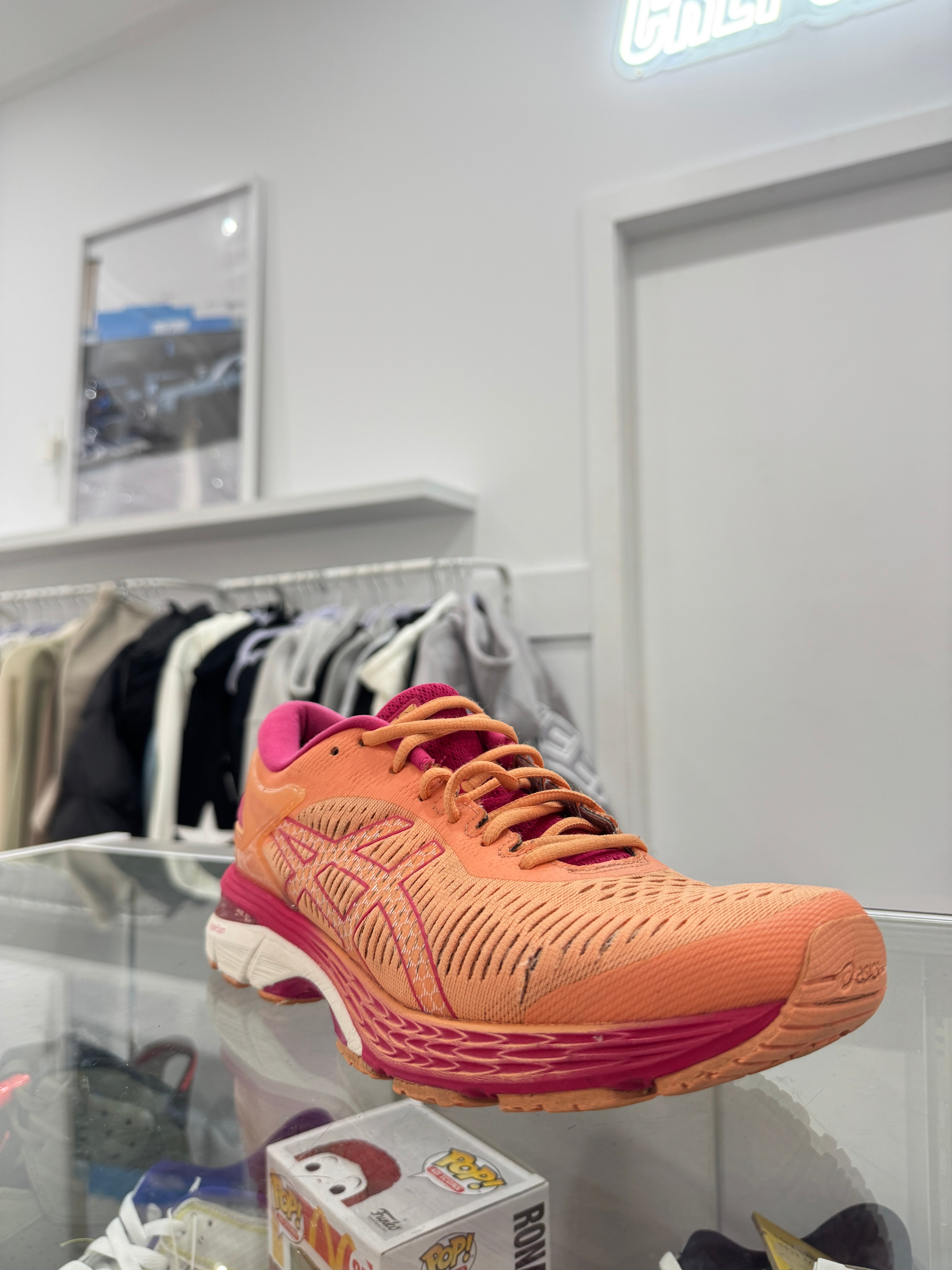Used GEL-Kayano 25 Orange Pink Women's