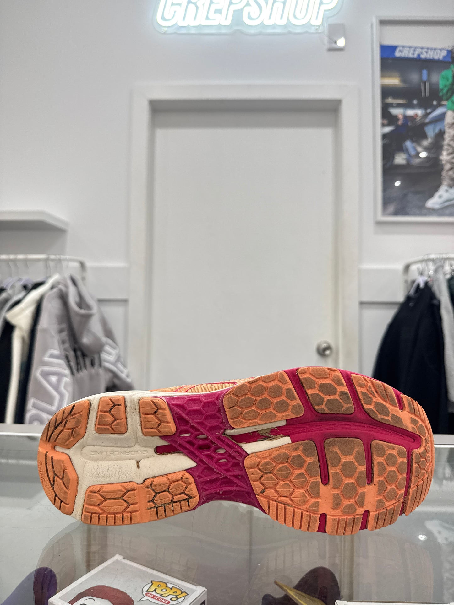 Used GEL-Kayano 25 Orange Pink Women's US Women's 10 - Men's 8.5