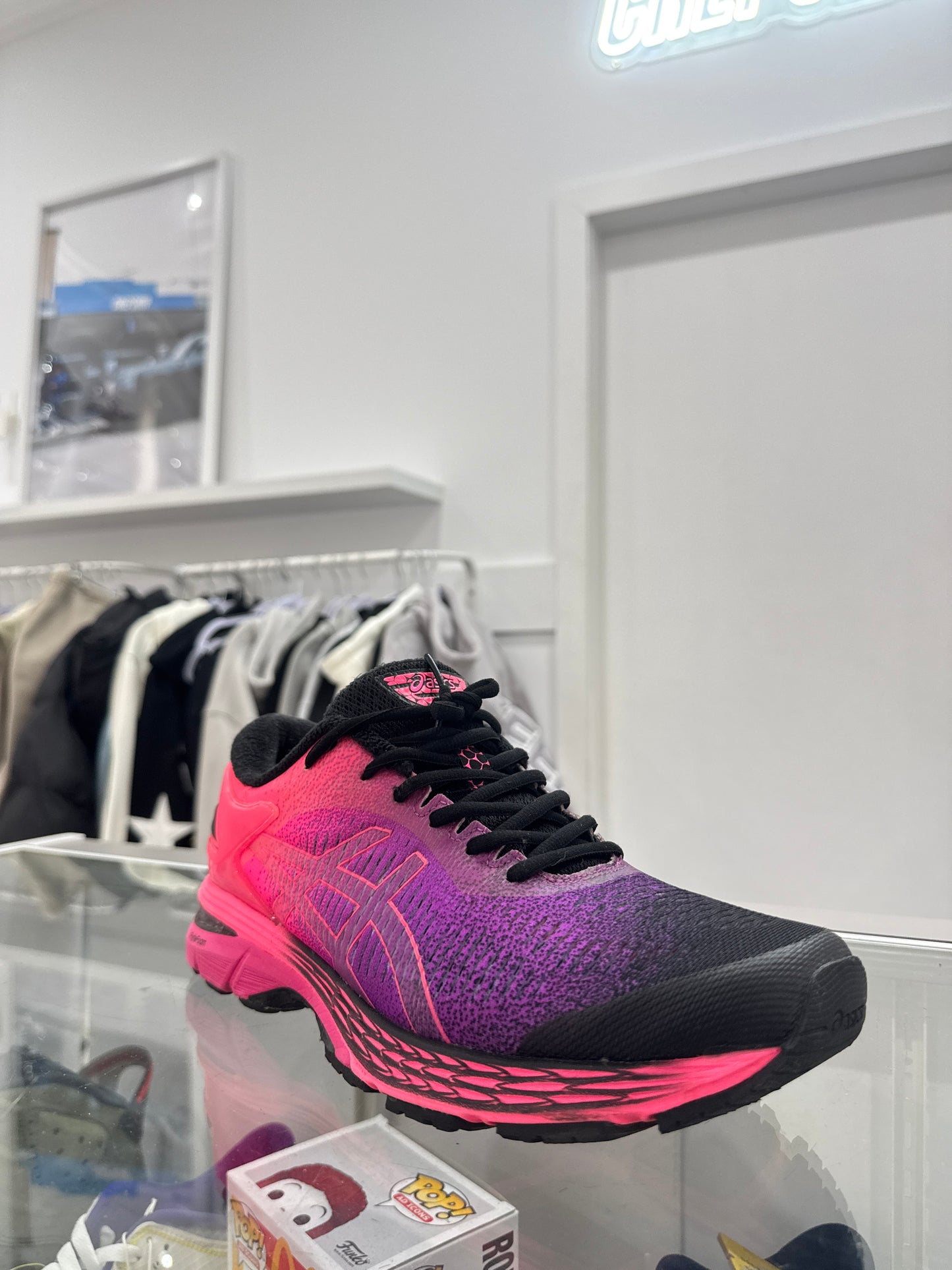 Used GEL-Kayano 25 Pink Black Purple US Womens 11 - Mens 9.5