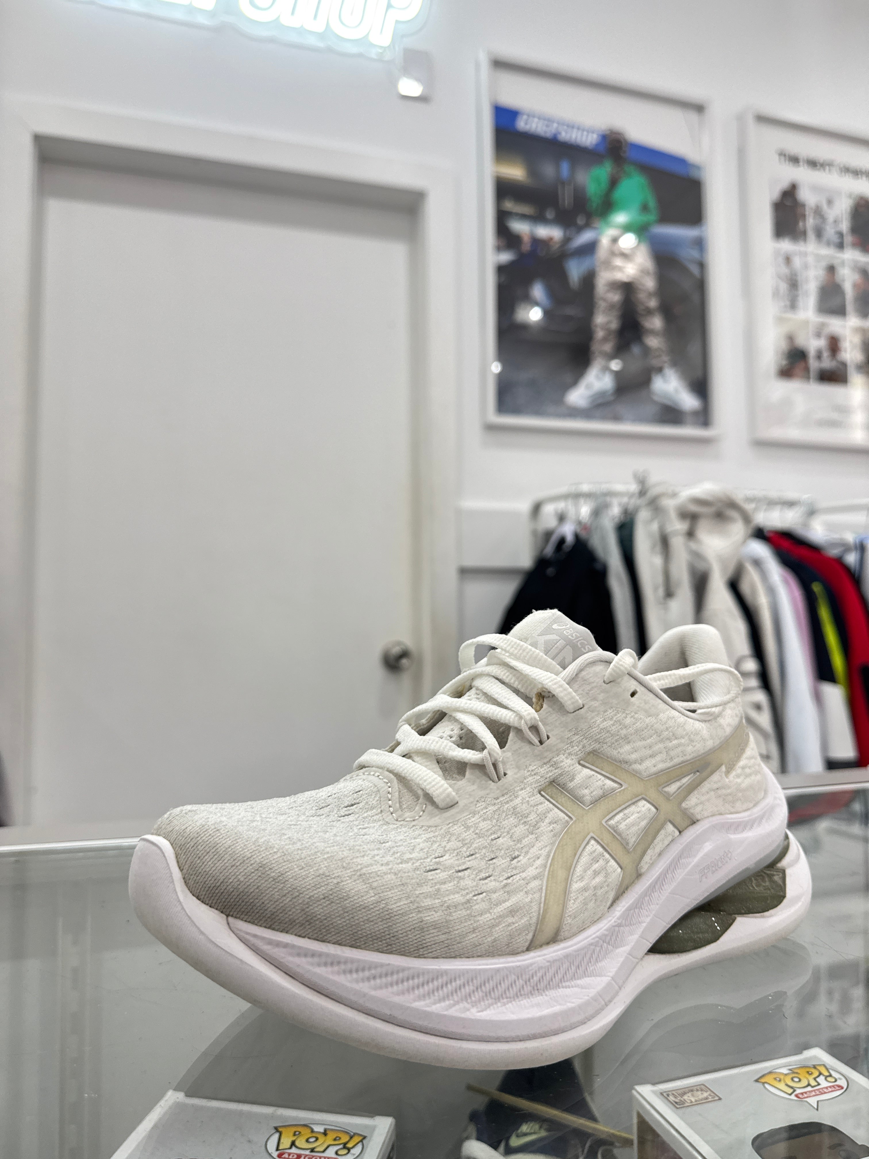 Used GEL-Kinsei Max White Pure Silver Women's