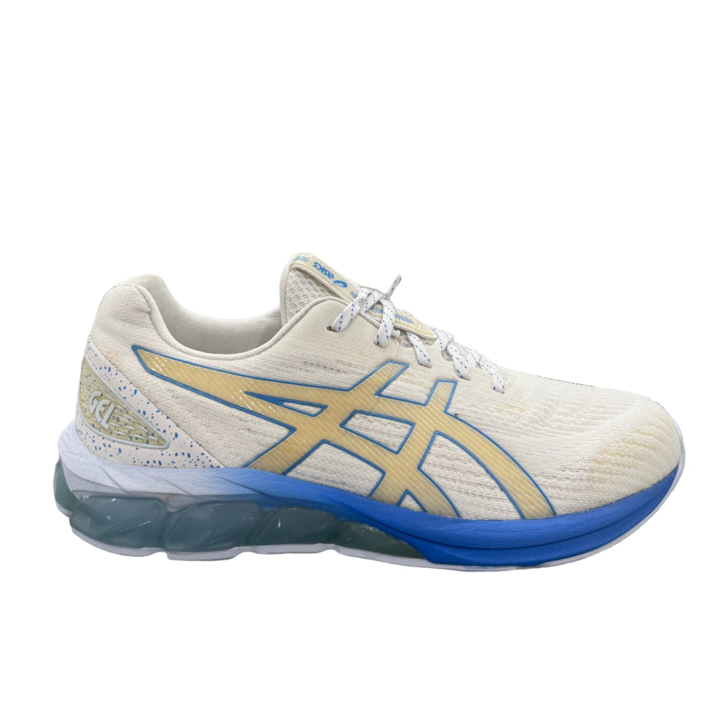 Used GEL-Quantum 180 White Blue Women's US Women's 12 - Men's 10.5