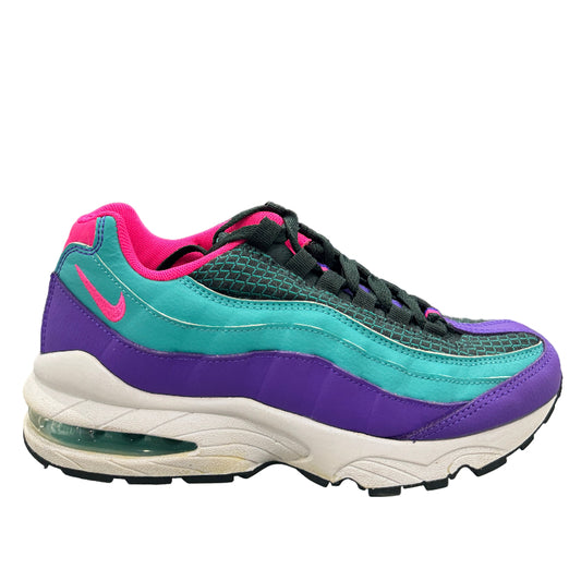 Used Air Max 95 Now Outdoor Green Hyper Grape GS US 6Y - Women's 7.5