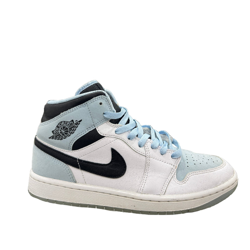 Used Air Jordan 1 Mid SE White Ice Blue